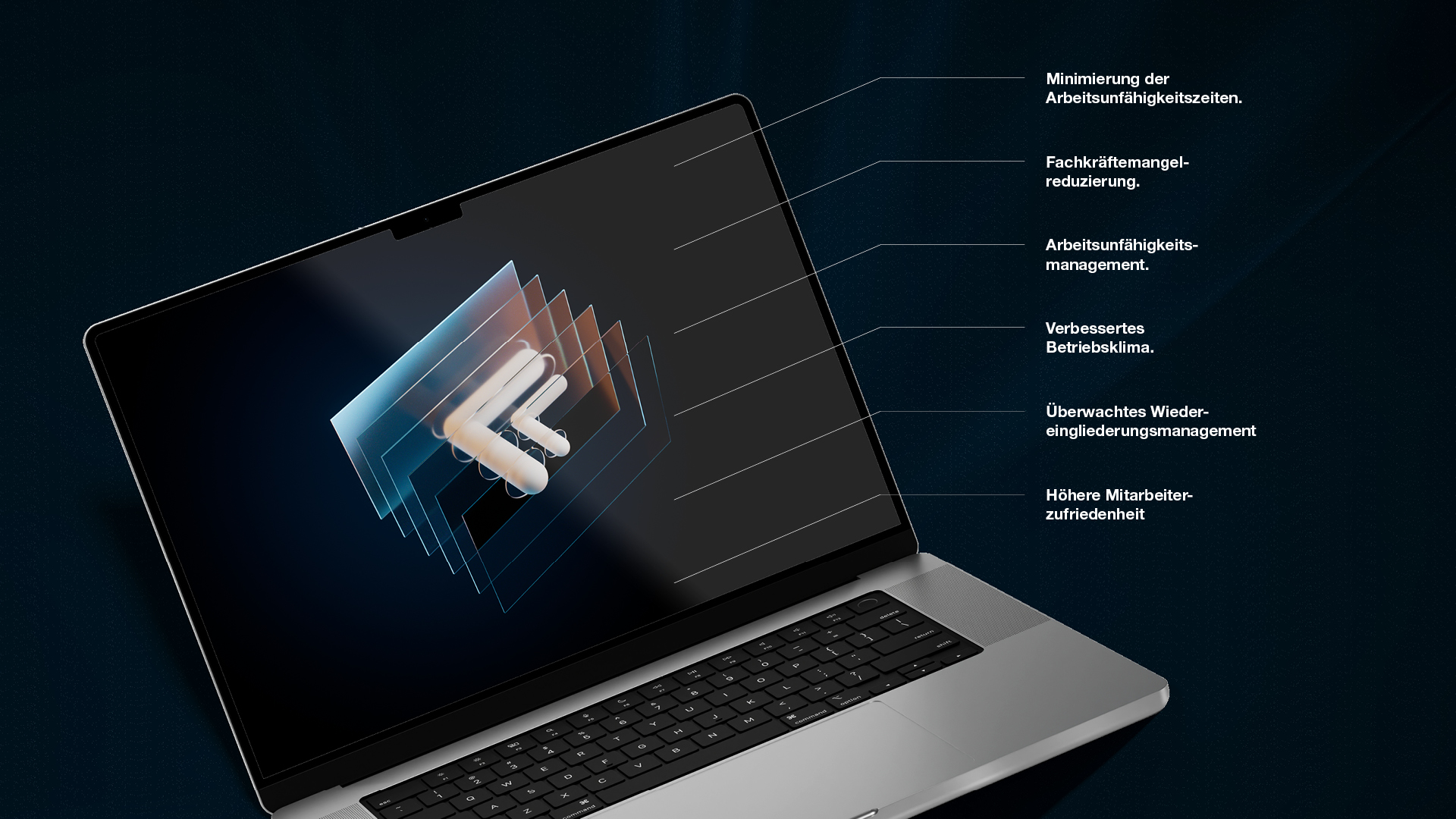 Laptop mit staffLogo